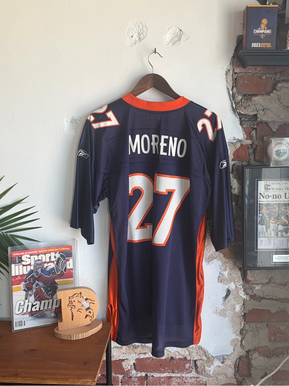 Knowshon Moreno Denver Broncos Reebok Jersey Size Men's Large